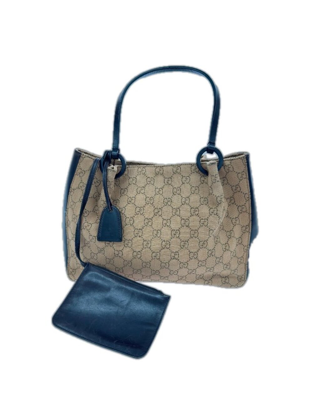 Gucci Bag Handbag Canvas Brown